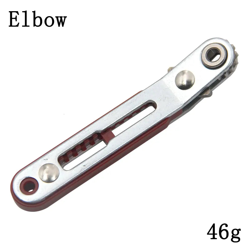 Bidirectional Ratchet Screwdriver Elbow – Multifunctional 4-in-1 Slotted & Phillips Wrench