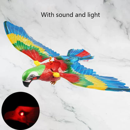 Interactive Flying Bird Cat Toy: Electric Hanging Eagle Teaser with Scratch Rope