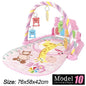 Baby Activity Gym Play Mat with Piano Keyboard 76 x 58 x 42 cm (30 x 23 x 16.5 in) – Musical Infant Play Gym for Newborns 0–36 Months