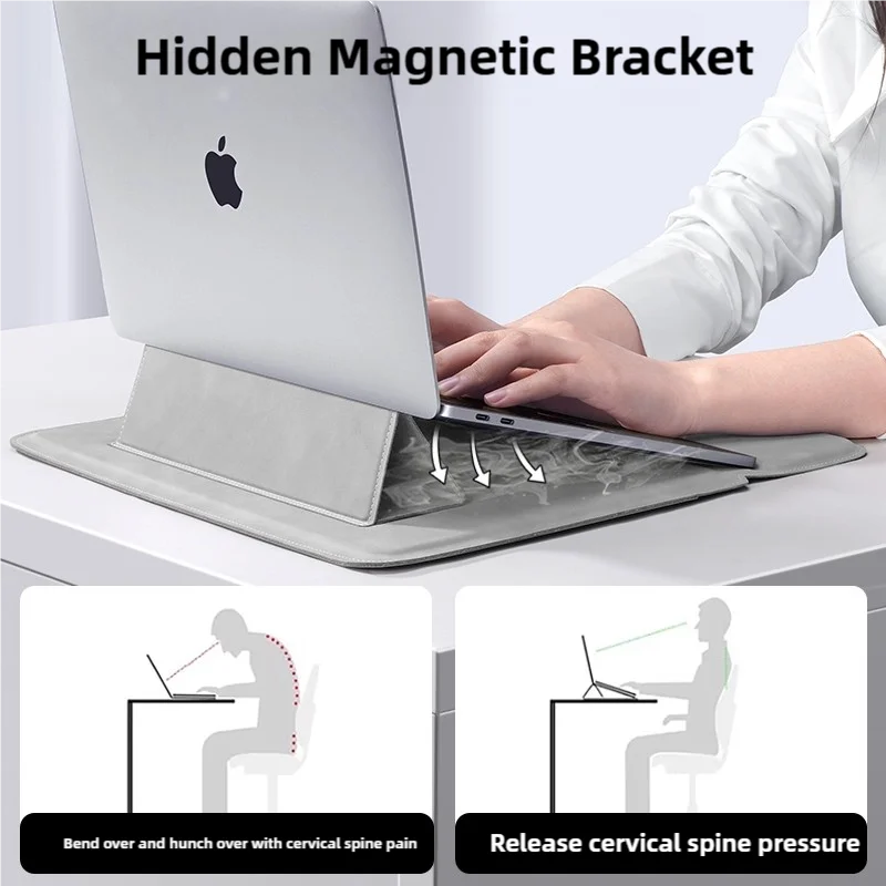 PU Liner Laptop Sleeve 13–16 Inch — Slim Protective Bag, Unisex