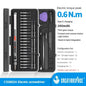 Cordless Electric Precision Screwdriver Set 29/42-in-1 3 Torque Settings for Phone and Watch Repair