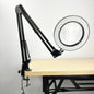 10x Clip-On LED Magnifying Lamp — Adjustable Focus Desk Magnifier for Soldering, Electronics, Watch & Phone Repair, Crafting
