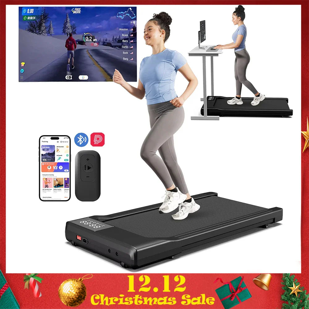 Portable Walking Treadmill 2.5HP — Anti-Slip, Home & Office Use