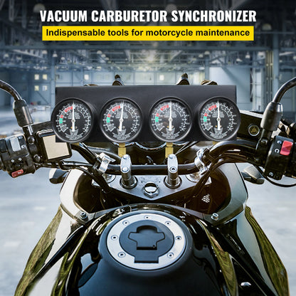 SucceBuy 4-Gauge Motorcycle Carburetor Synchronizer Tool Kit