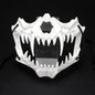 Halloween Half-Face Mask - Dragon, Tiger, Tengu, Wolf, and Skull Designs