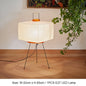 Japanese Creative Tripod Floor Lamp Designer Wabi-sabi Style Bedroom Rice Paper Standing Lights Home Hotel Lighting Decoration