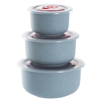 3PCS Bento Food Storage Containers – Microwaveable Meal Prep Box