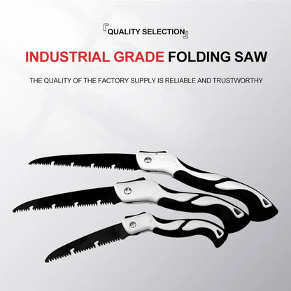 Folding Hand Saw for Woodworking & Camping — Multifunction Pruning and Garden Saw, Foldable Hacksaw