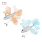 Colorful Fish Cat Teaser Wand - Interactive Goldfish-Shaped Play Toy for Cats