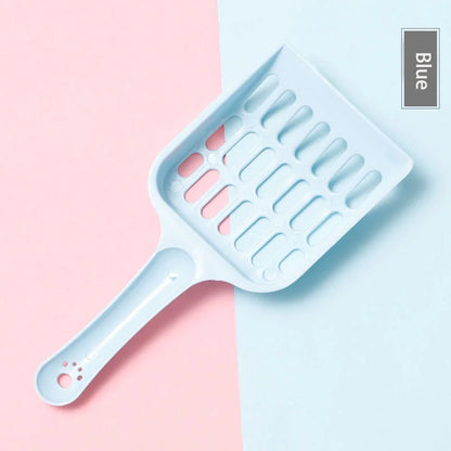 Cat Litter Scoop - Hollow Tofu Mesh Sifter, Lightweight Plastic, Multiple Colors