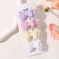 4Pcs Candy Colored Hair Clips for Girls Cute Double-Layered Bows