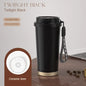 Large 18oz (530ml) Ceramic-Lined Stainless Steel Insulated Travel Mug – Double Wall Vacuum Thermos, Reusable Coffee Tumbler
