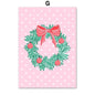 Modern Simple Wall Art Pink Christmas Tree Father Christmas HD Canvas Print Poster Home Living Room Bedroom Decoration
