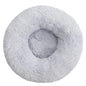 Round Plush Pet Bed for Large & Medium Dogs – Super Soft Cat Bed, Cozy Winter Warm Sleeping House