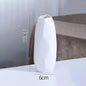 White Ceramic Bud Vase Nordic Matte Decorative Vase for Home Living Room Tabletop Flower Arrangements Photo Props