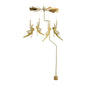 Carousel Candle Spinner Rotating Tealight Holder for Wedding, Christmas & Home Office Decor – Gold, Silver