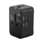 Global Universal Travel Adapter with USB Ports – Worldwide Power Plug Converter with Child Safety Lock