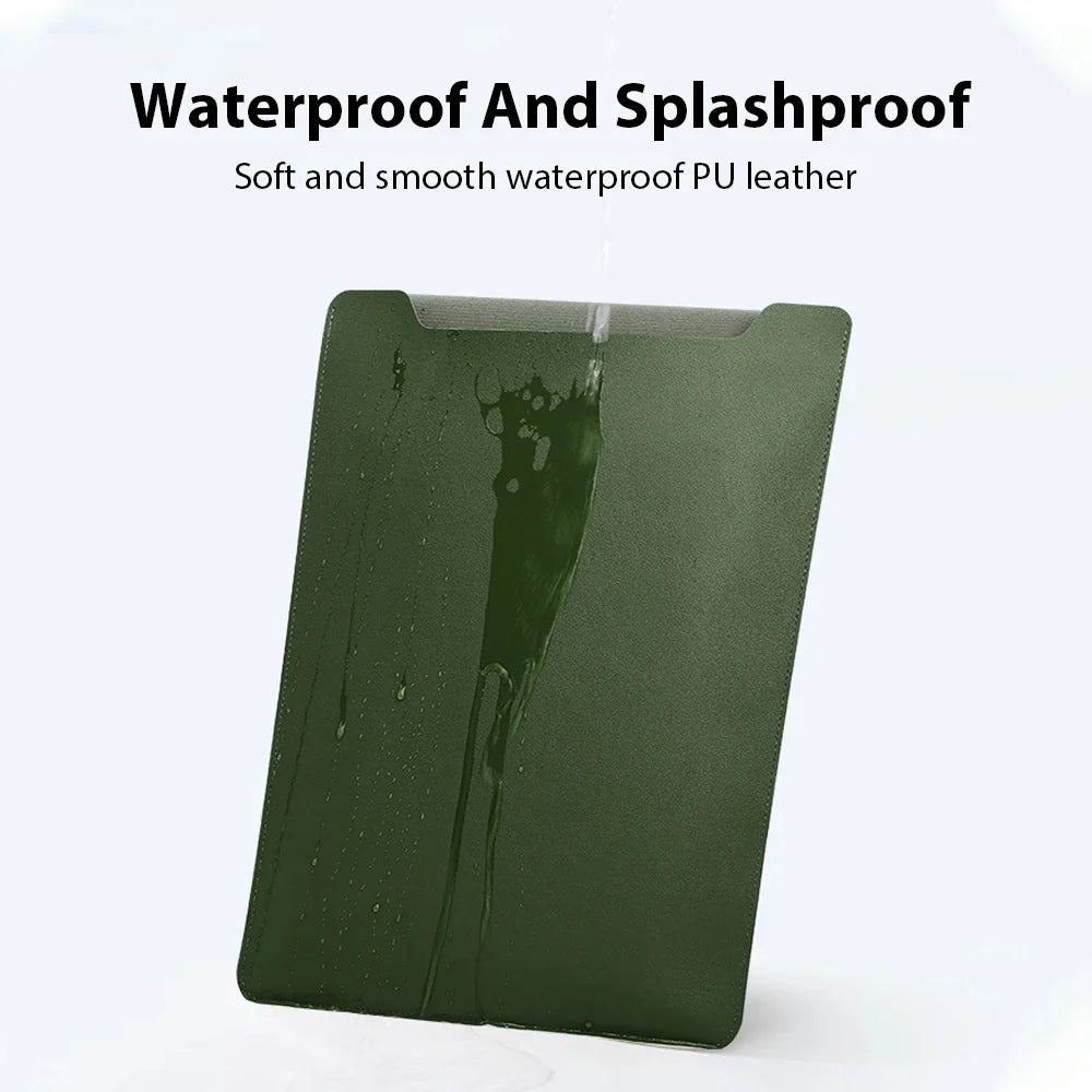 Waterproof PU Laptop Sleeve & Mouse Pad 11–16 Inch — Fits 12.9 Inch Tablet
