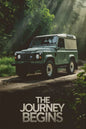 L-and-R-over Defender 90 Offroad Poster Classic Retro Automotive Poster Canvas Prints Classic Off-road Vehicle Aesthetic Print