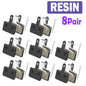 Resin Hydraulic Disc Brake Pads – Wear-Resistant MTB Brake Pads, Universal Fit for Hydraulic Disc Calipers