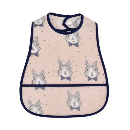 2023new Cartoon Pattern EVA Waterproof Pocket Lunch Feeding Bibs