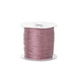 Metallic Beading Thread Cord – Rose Gold & Silver for DIY Jewelry