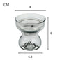 Glass Incense Burner Mountain Incense Holder for Coil Incense and Cone Incense with Glass Ash Catcher for Meditation Yoga Spa