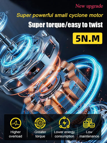 68-in-1 Precision Electric Screwdriver Set – 5 Torque Levels, LED Fill Light, Mobile Phone & iPad Repair Kit
