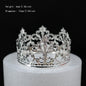 Rhinestone Crown Baking Cake Topper Headwear Decoration Children's Hair Accessories Princess Wedding Birthday Party Supplies New