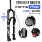 34mm MTB Suspension Fork for 26/27.5/29 in Wheels, Oil & Air Damping, 140/160mm (5.5/6.3 in) Travel with Metal Bushings
