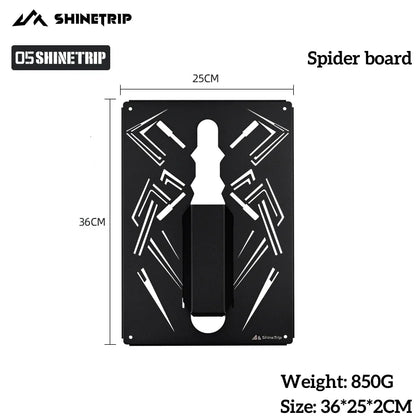 IGT Modular Table Top Plate – Folding Camping & BBQ Table Board, Portable Tactical Accessory