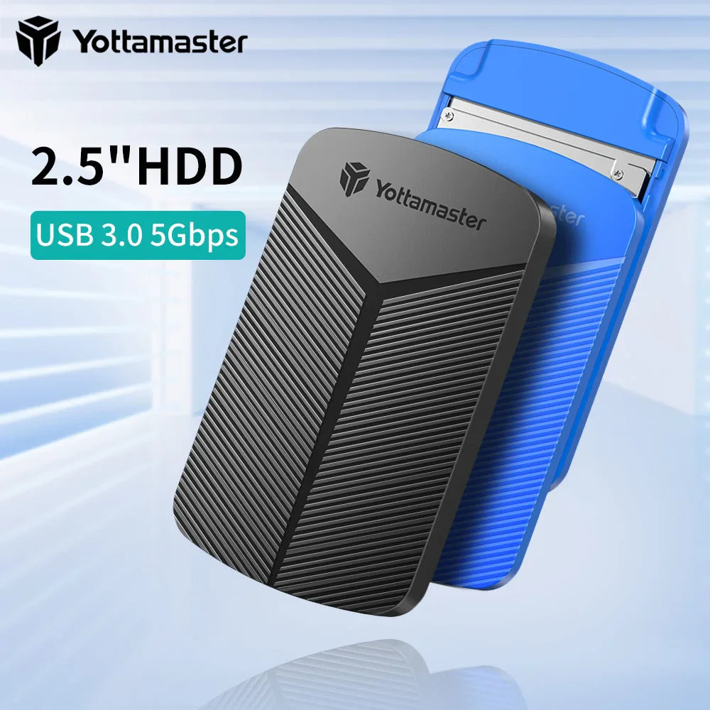 2.5-Inch SATA HDD/SSD Enclosure USB 3.0 UASP 6Gbps — Windows, Mac, Linux