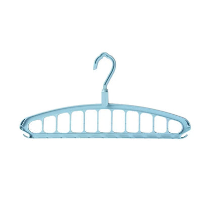 1PC Multi-Hole Space-Saving Clothes Hanger! Foldable for Home/Bedroom/Travel – Fits Pants/Shirts/Skirts