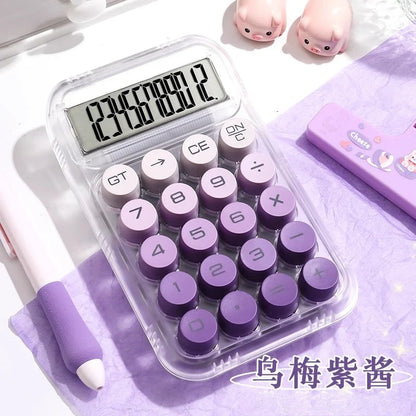 12-Digit Scientific Calculator with Mechanical Buttons for Students, Financial & Office Use