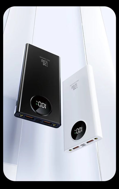 120W Power BankSuper Fast Charging 80000mah Ultra large Capacity For Mobile Power External Battery For iPhone Xiaomi Samsung