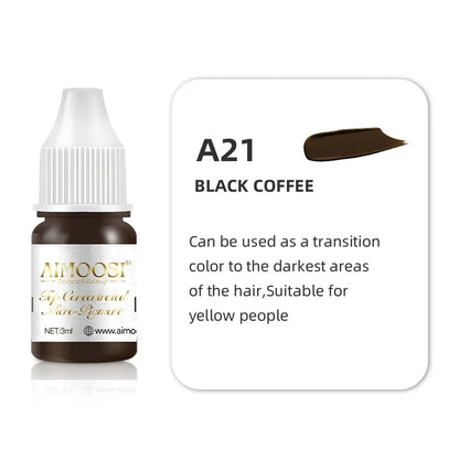 Microblading & Nano Brows Pigment – REACH Certified Permanent Makeup (PMU) Tattoo Ink, 3ml