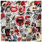10/30/50pcs Cool Horror Poster Waterproof Stickers Laptop Skateboard Luggage Motorcycle Guitar Phone Fridge Car Sticker Decals