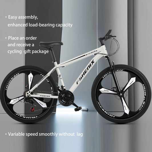 Wholesale Adult Mountain Bike 21-Speed — 24-inch (61 cm) & 26-inch (66 cm) Shock-Absorbing Off-Road Unisex Bicycle