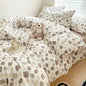 Floral Kawaii Bed Linen Set - Bed Sheet & Duvet Cover Twin / Full / Queen / King (3-4 Pc)
