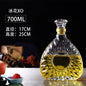 Novelty Design Multi Styles Barware Wine Glass Bottle 250-1000ml Lead-free Glass Whiskey Decanters for Liquor Scotch Bourbon