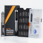 Smart Motion-Control Cordless Electric Screwdriver, USB Rechargeable with 4mm Hex Bit Set (16 pcs) & LED Light