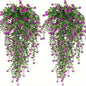 3pcs, Artificial Hanging Plants Fake Hanging Plant Faux Eucalyptus Leaf Greenery Vine Outdoor UV Resistant Plastic Plants