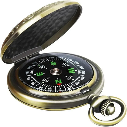 Lightweight Waterproof Hiking Compass for Orienteering, Camping, Backpacking & Hunting — Map Reading Compass