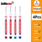 20mm Long-Head Deep Hole Marker Pens - Waterproof Fast-Dry Oil Markers for Wood, Metal & Glass (Red/Black/Blue/Green)