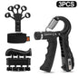 Adjustable Hand Gripper 10–60 kg (22–132 lb) Heavy-Duty Grip Strength Trainer — Wrist & Finger Exerciser with Accessories