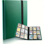 9-Pocket Polypropylene Trading Card Binder - Holds 360 Cards, Side-Loading Pockets, Elastic Strap