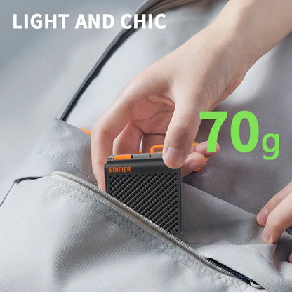 Mini Waterproof Bluetooth Speaker — 70 g (2.5 oz), 8H Playtime, Bluetooth 5.3 for Camping & Hiking