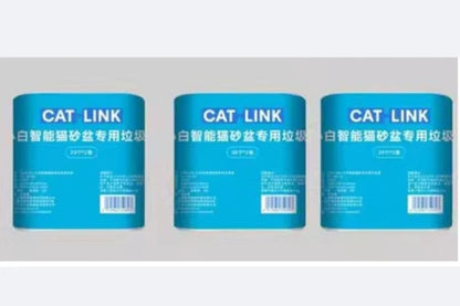 Cat Litter Deodorizing Gel & Disposable Bag for Small Self-Cleaning Litter Boxes — White