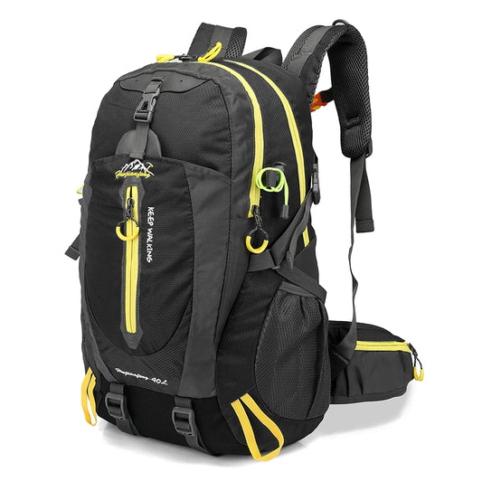 40L Water-Resistant Travel Backpack - Lightweight Hiking & Camping Daypack for Men and Women