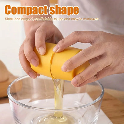 3-Pack Stainless Steel Egg Separator & Shell Peeler Set, Yolk Separator Kitchen Gadget with Easy-Grip